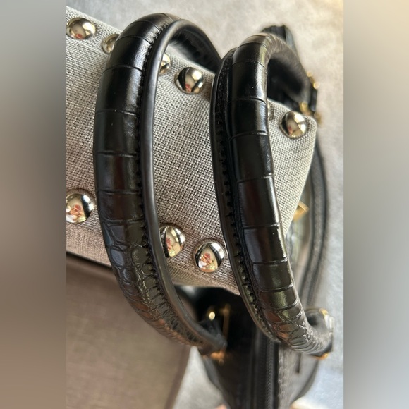 Giani Bernini Croc Embossed Faux Leather Saffiano Dome Satchel Purse - Picture 8 of 14